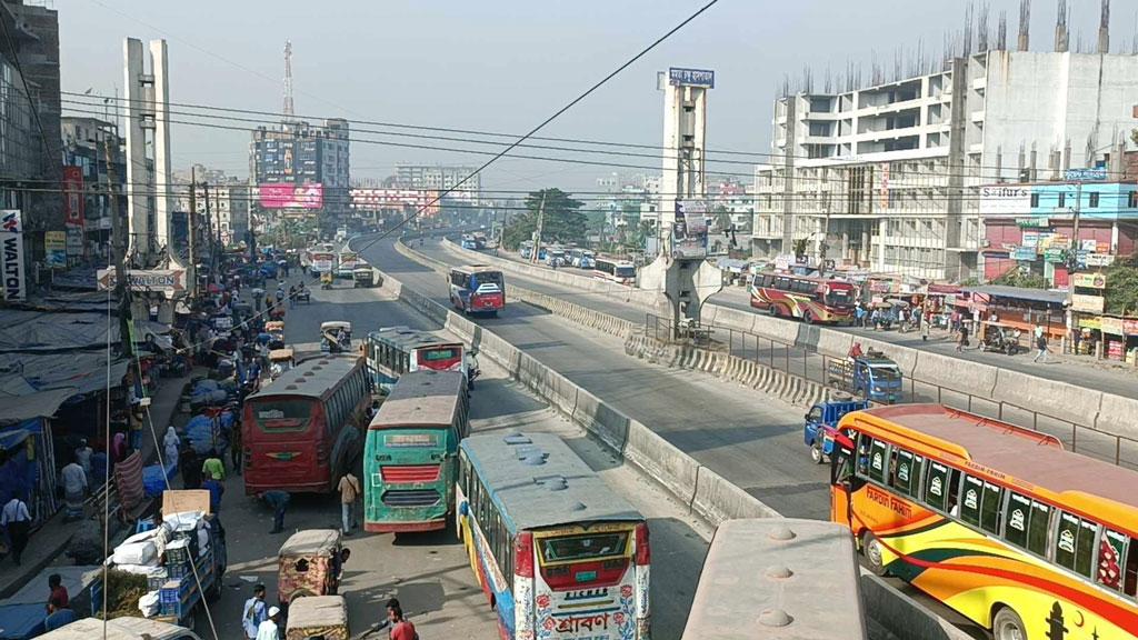 সিদ্ধিরগঞ্জের ঢাকা-চট্টগ্রাম মহাসড়কে যান চলাচল স্বাভাবিক