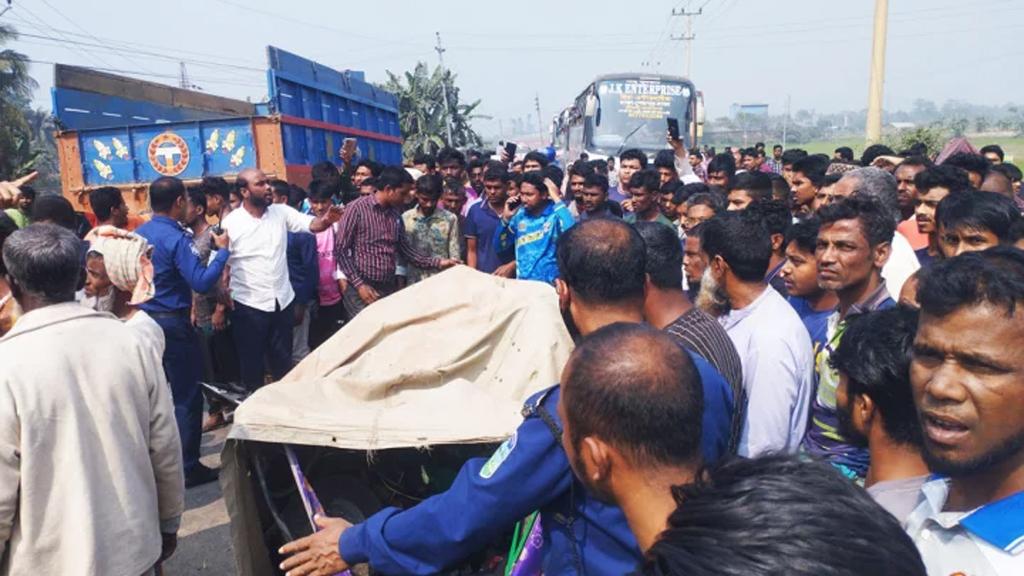 ময়মনসিংহে বাসচাপায় ৭ জন নিহতের ঘটনায় চালকসহ গ্রেপ্তার ২