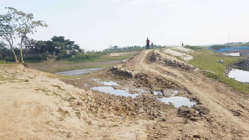 ৭৫ স্থানে কাজ শুরু হয়নি