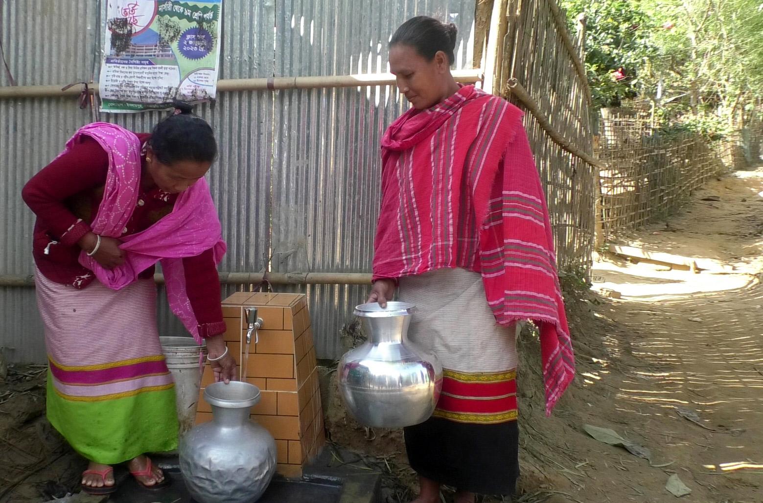 দীঘিনালায় অবশেষে সুপেয় পানির সংকট নিরসন