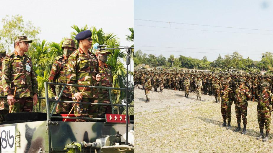 লজিস্টিক সক্ষমতা দেখাল সেনাবাহিনী  