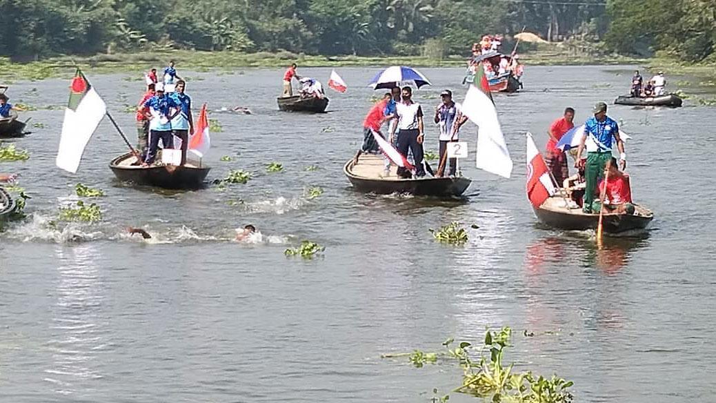 নড়াইলে শেখ রাসেল সাঁতার প্রতিযোগিতা