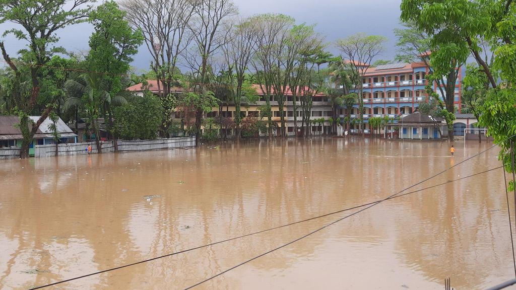 দুই উপজেলার নিম্নাঞ্চল প্লাবিত