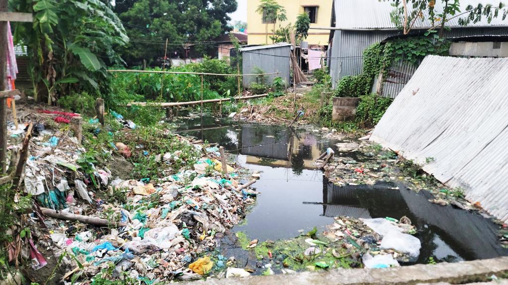 গোপালগঞ্জে দখল-দূষণে মৃতপ্রায় খাল, ক্ষতিগ্রস্ত কৃষক