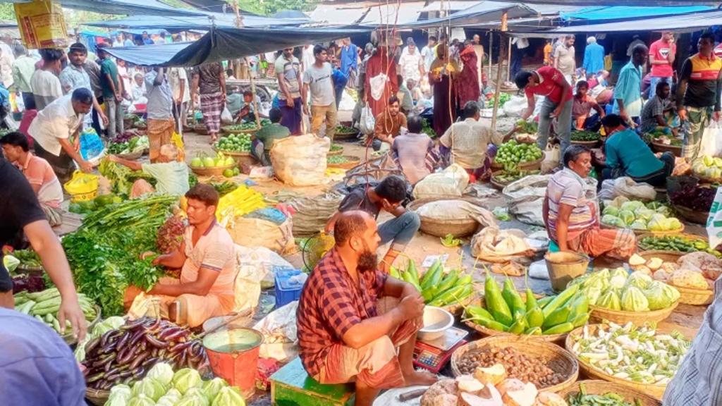 মিঠাপুকুরে কেজিতে নয়, সবজি বেচাকেনা হচ্ছে পোয়া দরে