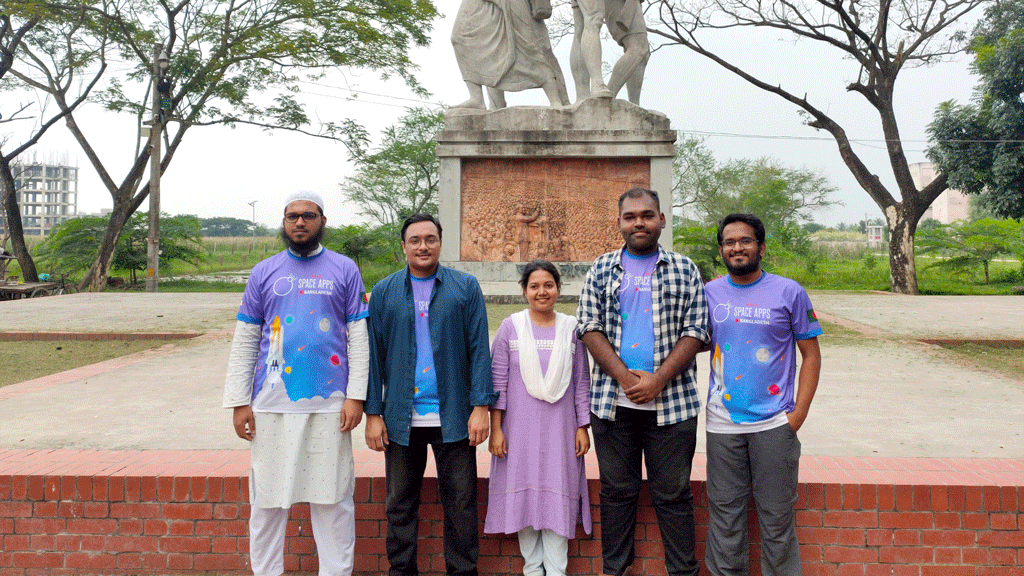 নাসার স্পেস অ্যাপস চ্যালেঞ্জ হ্যাকাথনে আঞ্চলিক চ্যাম্পিয়ন খুবি