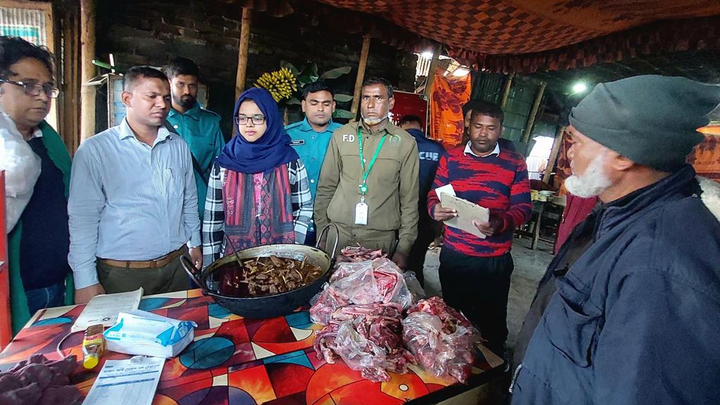 রংপুরে বন্য পাখির মাংস বিক্রি করায় ব্যবসায়ীকে জরিমানা