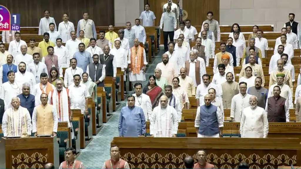 ভারতের লোকসভায় ‘জয় শ্রীরাম’ স্লোগানের পর ‘আল্লাহু আকবার’