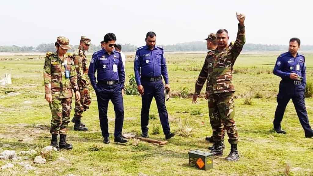 জৈন্তাপুরে উদ্ধার হওয়া বিস্ফোরক ধ্বংস