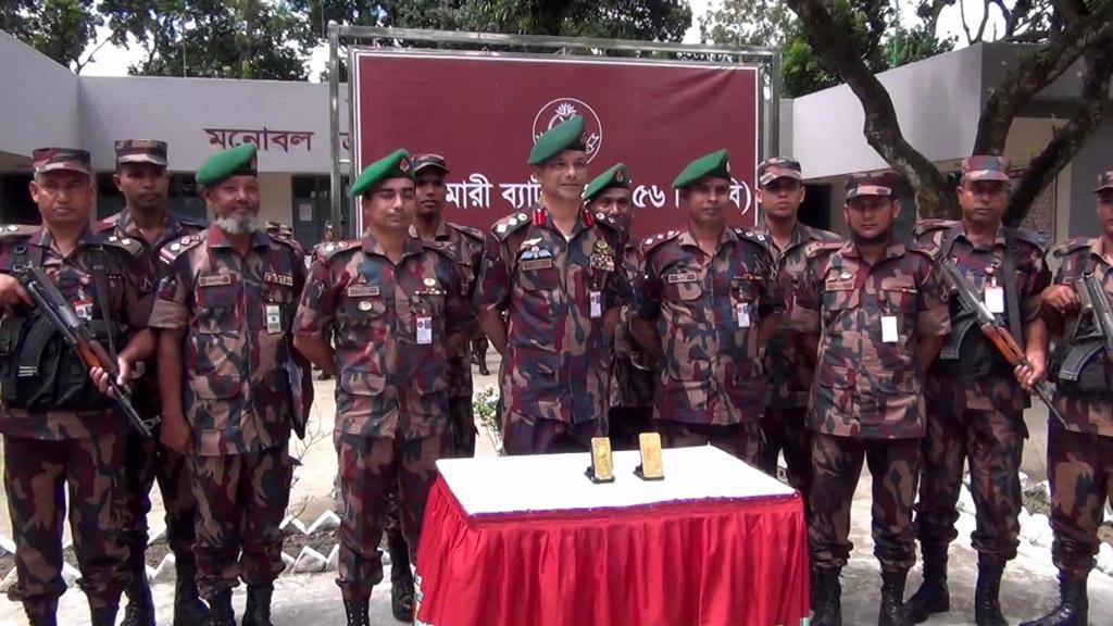 পঞ্চগড় সীমান্তে ২ দিনে ১৭ কোটি টাকার স্বর্ণের বার জব্দ