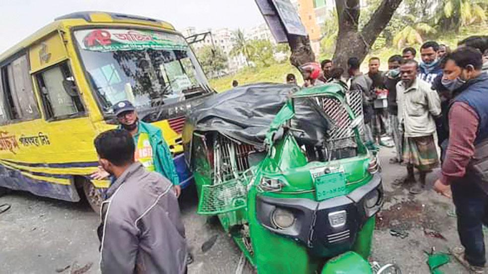 এক সড়কে অনিরাপদ বনশ্রী