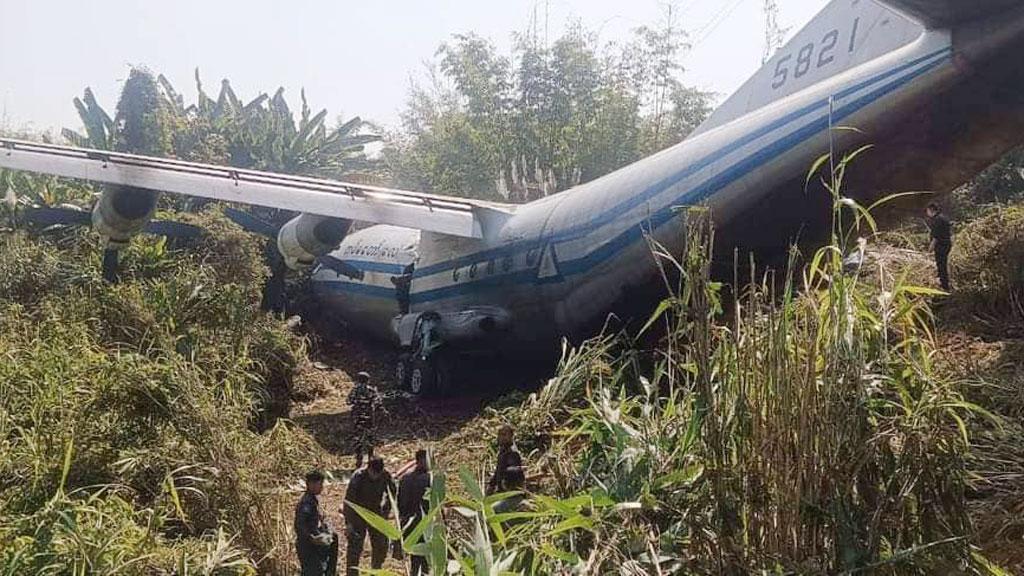 পলাতক সেনাদের ফিরিয়ে নিতে এসে ভারতে বিধ্বস্ত মিয়ানমারের জান্তাবাহিনীর বিমান 