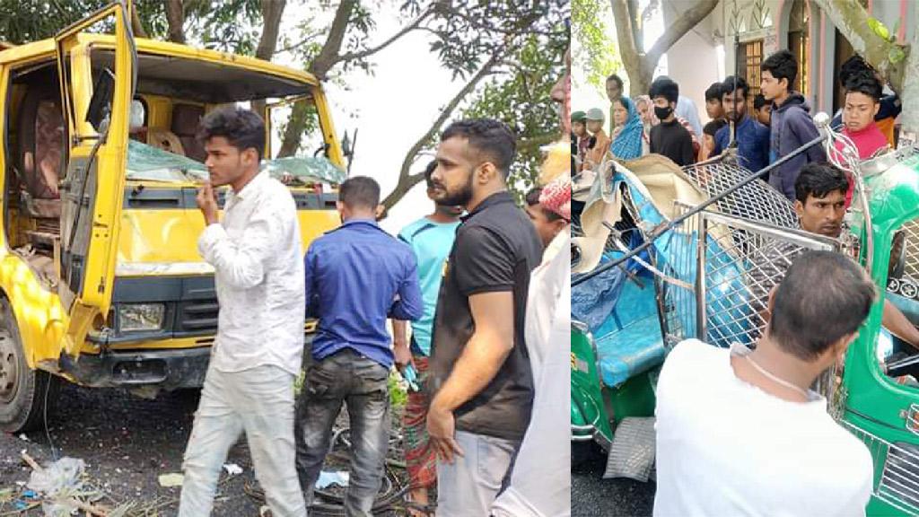 সড়ক দুর্ঘটনায় মা ও নানিকে হারাল দুই বছরের শিশু