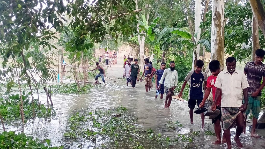 ব্রহ্মপুত্র নদের পানি বিপৎসীমার ৭ সেমি ওপরে