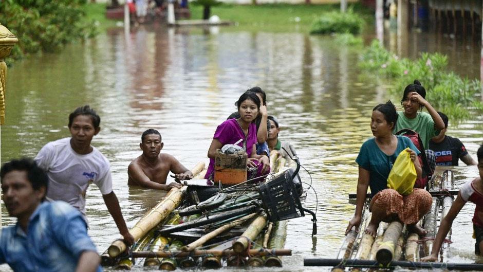 মিয়ানমারে বন্যায় নিহত বেড়ে ১১৩ 