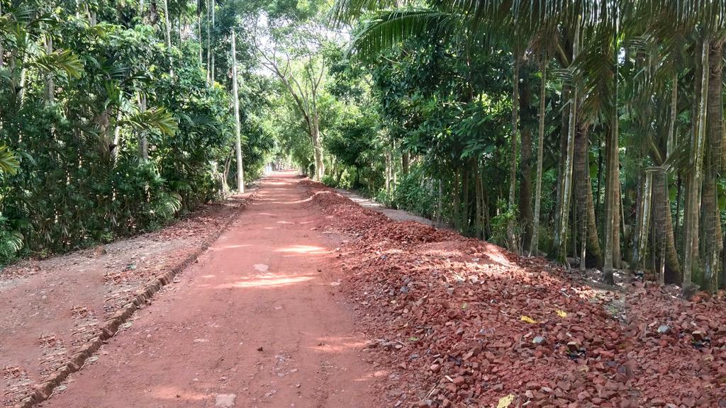 মুলাদীতে সড়কের সংস্কারকাজ ফেলে রেখে ঠিকাদার উধাও