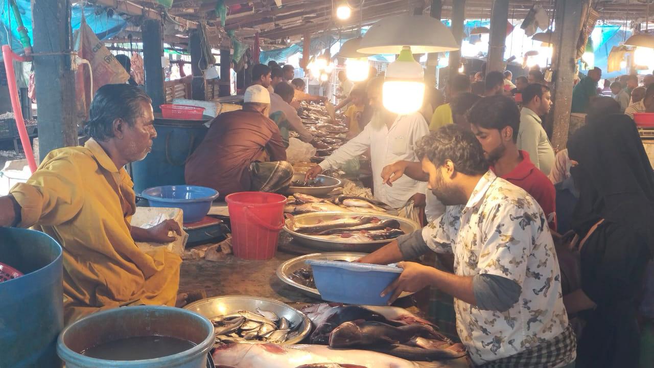 নিষেধাজ্ঞার পর বাজারে প্রচুর মাছ, দাম চড়া