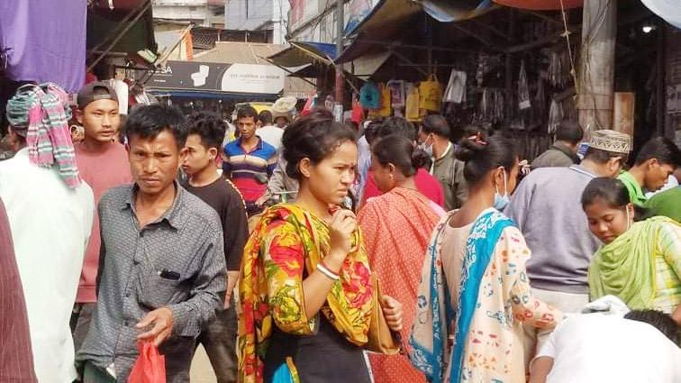 রেড জোনে থাকলেও খাগড়াছড়িতে স্বাস্থ্যবিধি মানার প্রবণতা কম