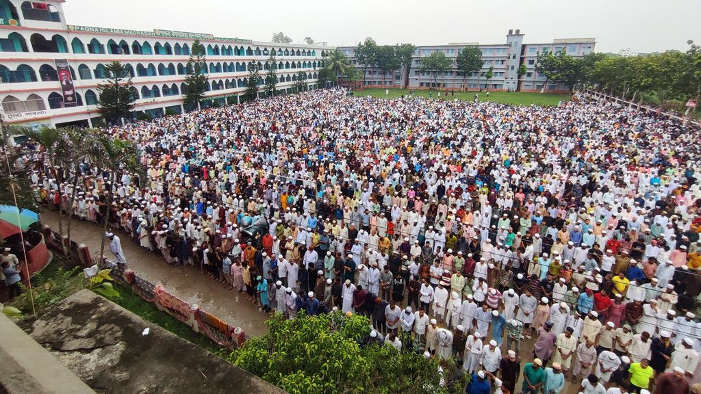 পাবনায় সাঈদীর গায়েবানা জানাজা