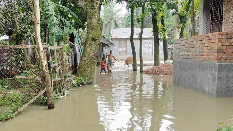 নতুন নতুন এলাকা প্লাবিত