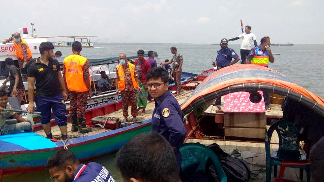 মেঘনায় স্পিডবোট ও ট্রলারের সংঘর্ষ, নিহত ২ 