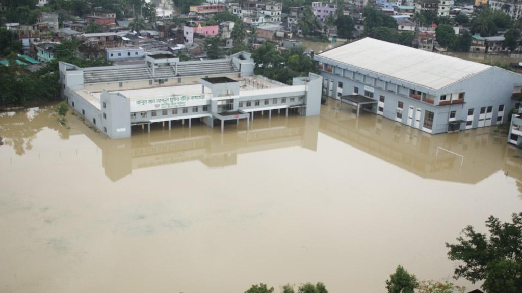 কমতে শুরু করেছে সিলেটের নদ-নদীর পানি