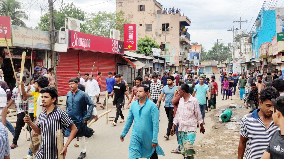 নবীগঞ্জে তফসিল ঘোষণার আনন্দ মিছিলের পর আ.লীগের দুপক্ষে সংঘর্ষ