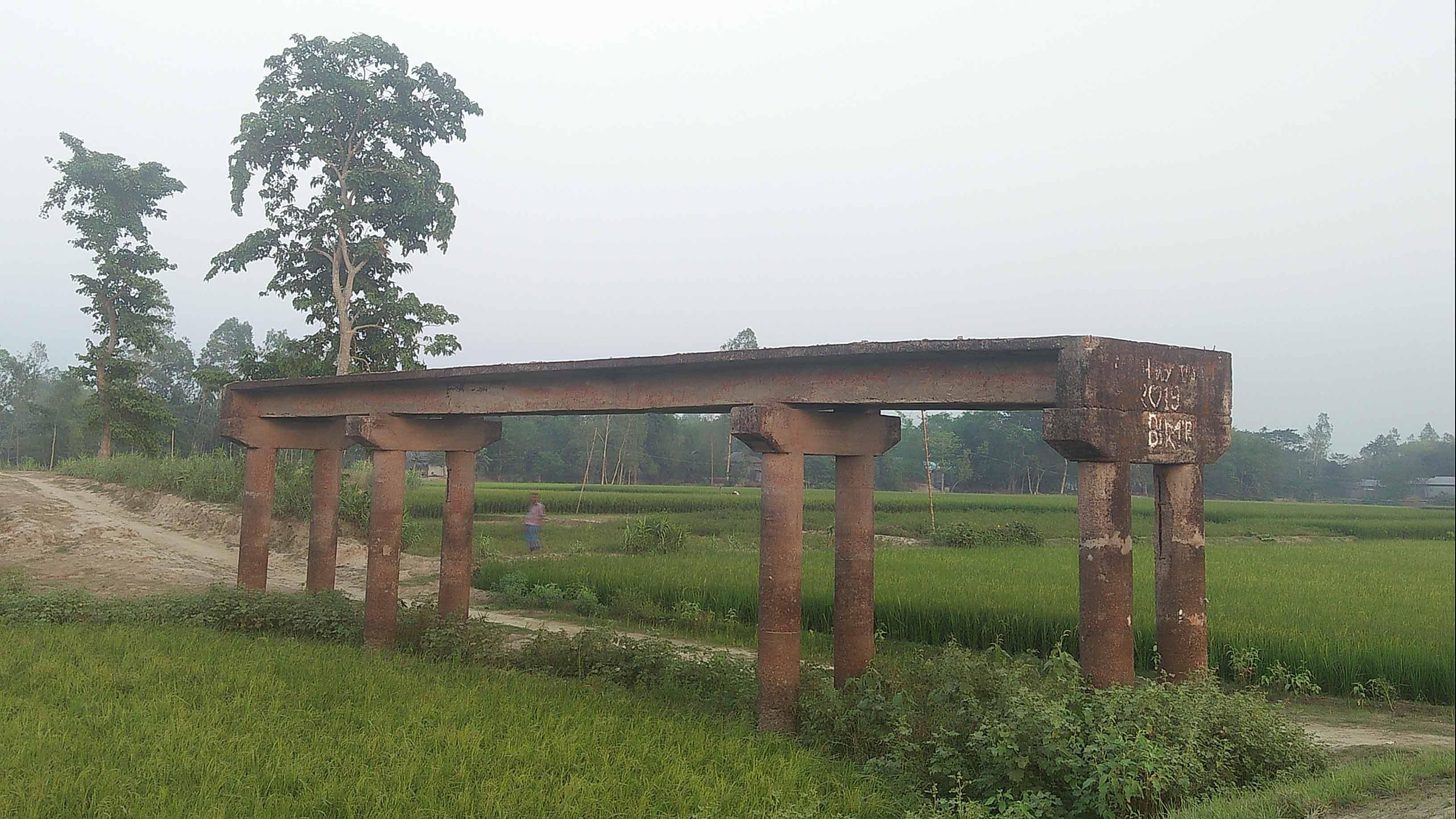 ব্রিজ আছে, নেই সংযোগ সড়ক