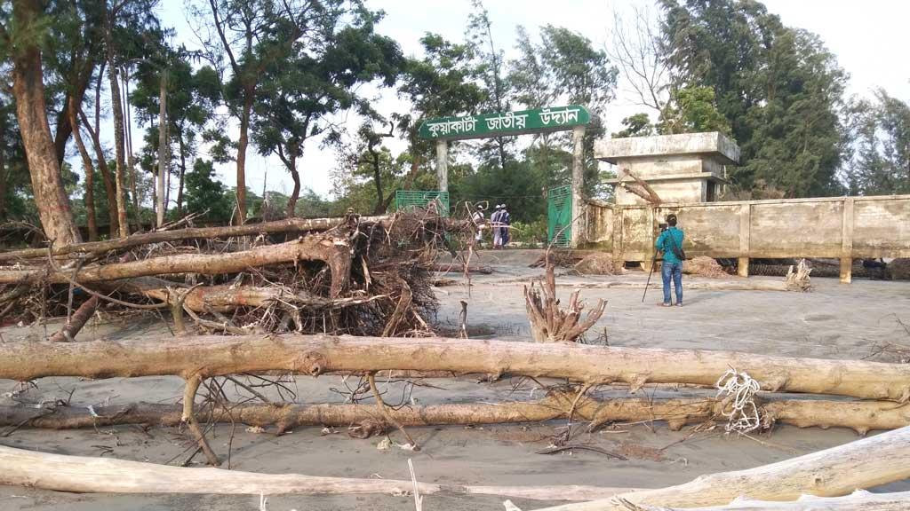 প্রাকৃতিক বিপর্যয়ের কারণে হুমকির সম্মুখীন কুয়াকাটা সৈকত