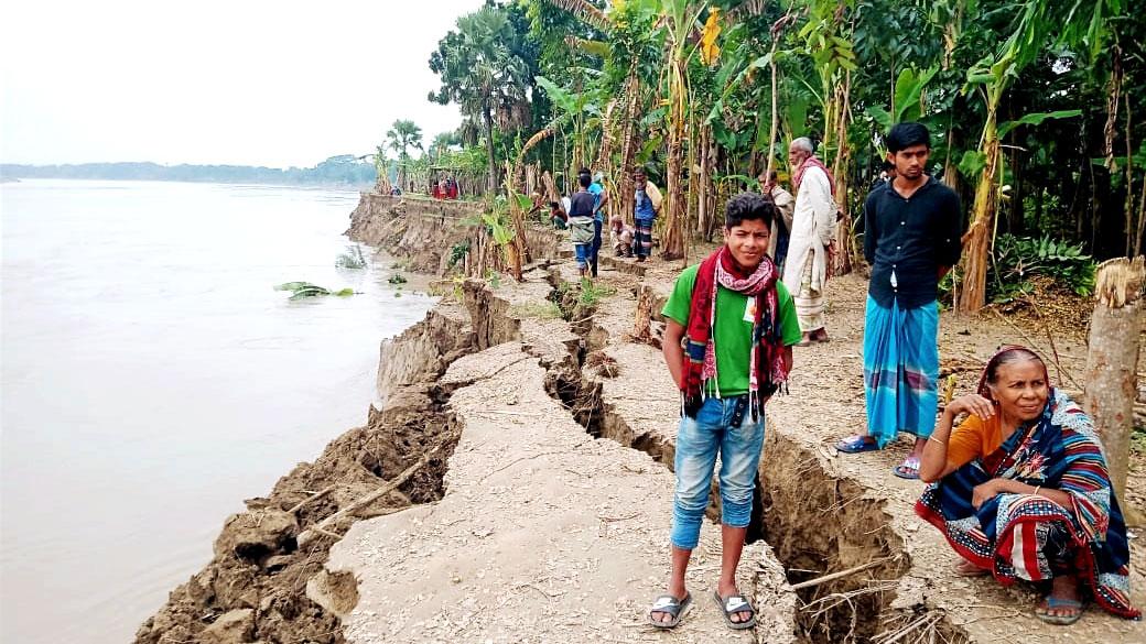 ফের মধুমতি নদীতে ভাঙন