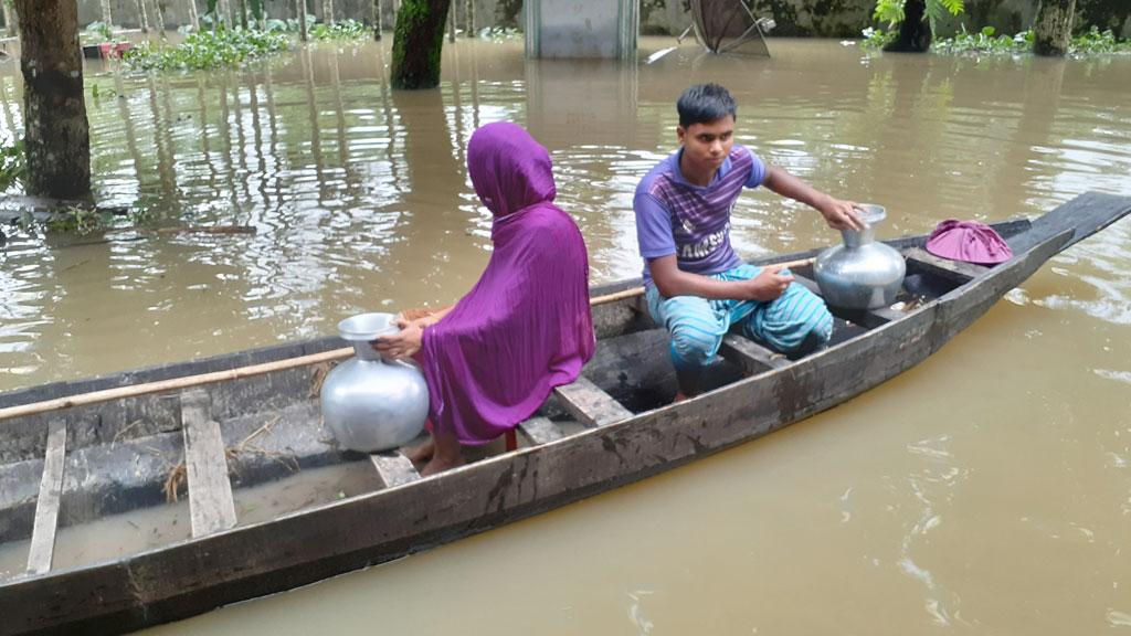 জগন্নাথপুরে বিশুদ্ধ পানি ও খাদ্যসংকট, ত্রাণের জন্য আহাজারি