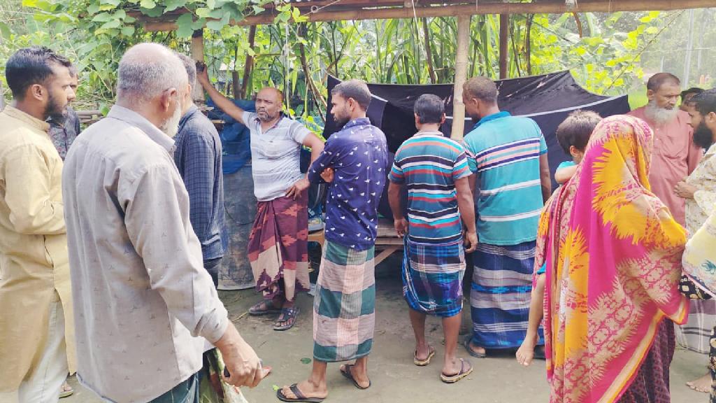 নবাবগঞ্জে মাঠে ঘাস কাটতে গিয়ে বজ্রপাতে দুই বেয়াইয়ের মৃত্যু