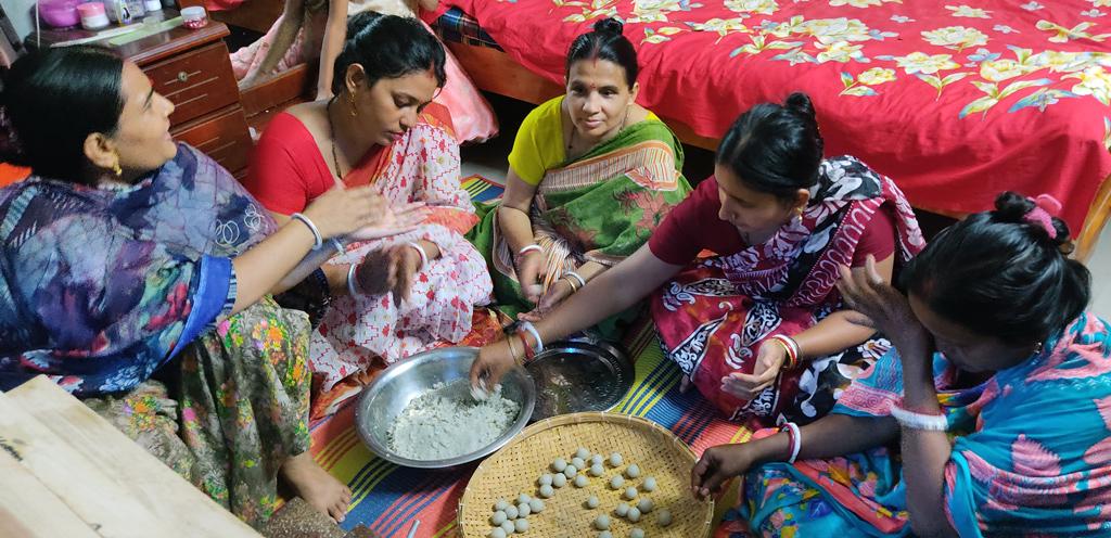 নন্দীগ্রামের ৪৬টি মণ্ডপে হবে দুর্গাপূজা, চলছে শেষ সময়ের প্রস্তুতি