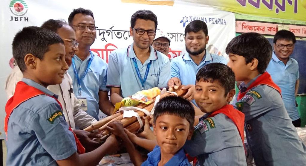 বন্যার্তদের পাশে নাভানা ফার্মা ও জাপান–বাংলাদেশ ফ্রেন্ডশিপ হাসপাতাল