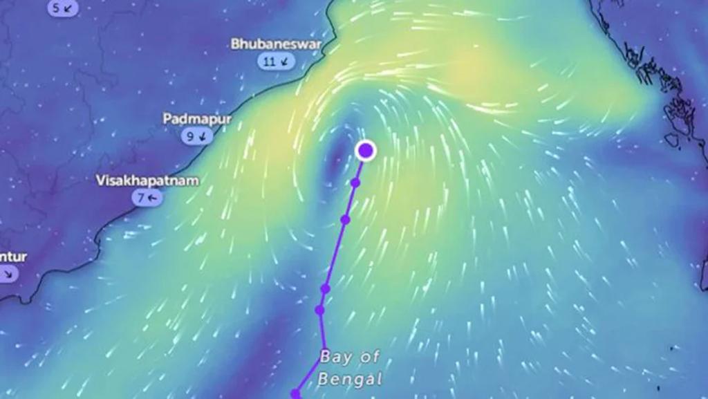 বঙ্গোপসাগরের নিম্নচাপ রূপ নিচ্ছে ঘূর্ণিঝড় ‘মিধিলি’তে, আঘাত হানতে পারে শুক্রবার 