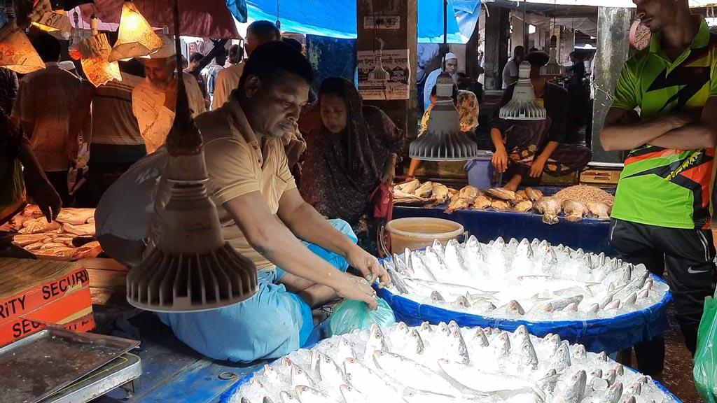 নিষেধাজ্ঞা শেষেও সাধারণ মানুষের নাগালের বাইরে ইলিশের দাম